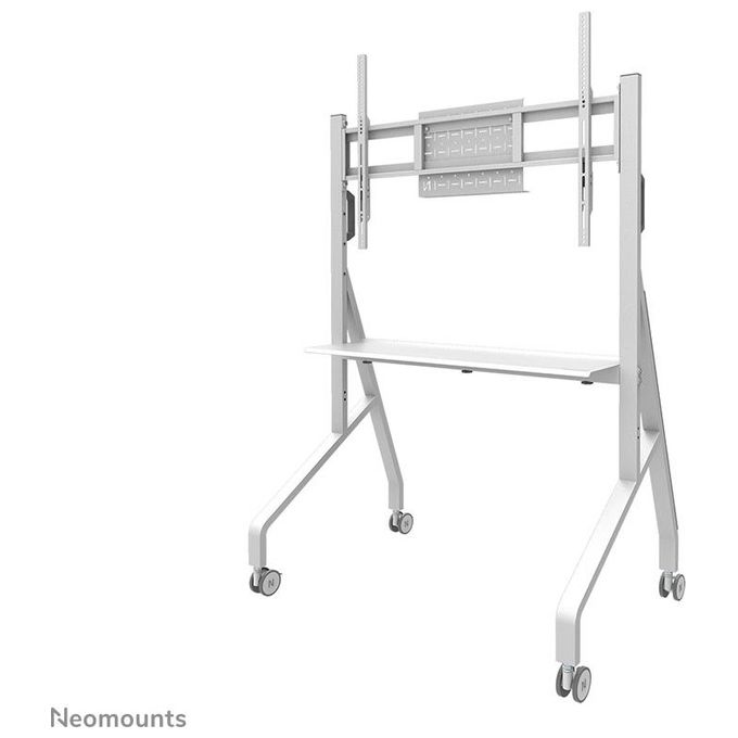 Neomounts FL50-525WH1 Move Go Carrello TV da Pavimento 55'' 86'' 76 Kg VESA 900x600 mm certificazione TÜV colore Bianco