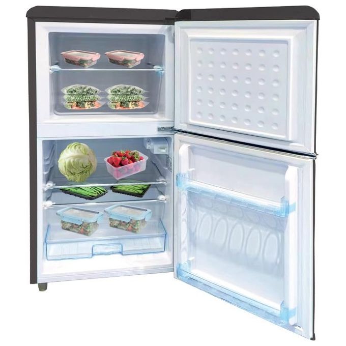DCG MF110BCDP Retro Frigorifero Doppia Porta 110 L 102 cm Classe E 39 dB colore Nero