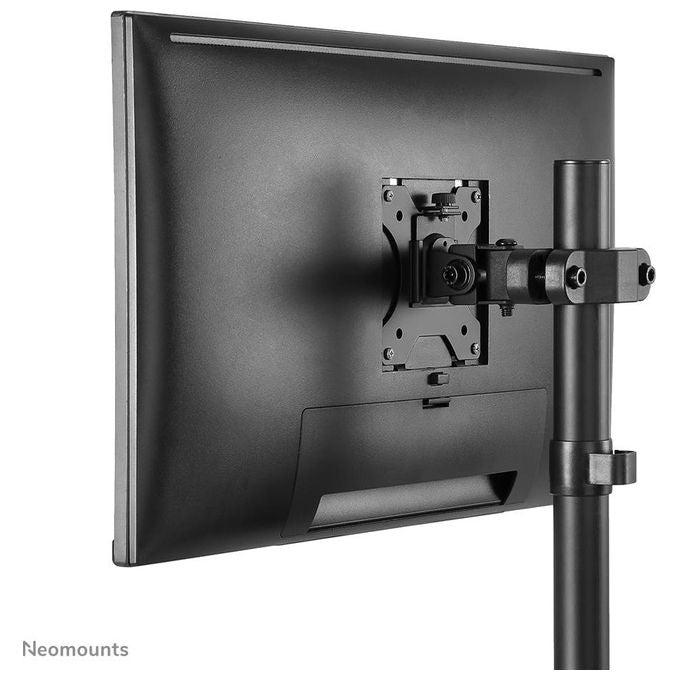 Neomounts FL40-430BL11 Supporto da Palo per TV e Monitor Full Motion Inclinazione -30 30° Rotazione 360° VESA 75x75 100x100 mm Diametro Palo 28-60 mm colore Nero