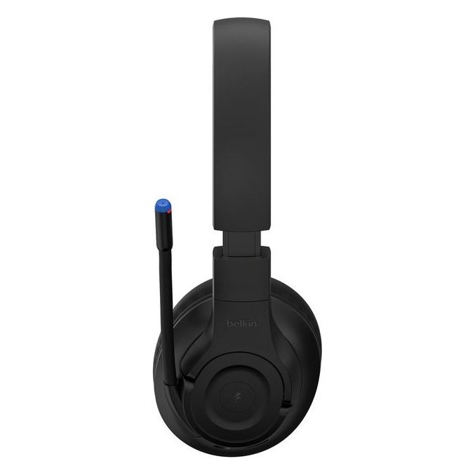Belkin AUD006BTBLK SoundForm Inspire Cuffie Wireless On-Ear per Bambini con Microfono Bluetooth 5.2 35 Ore di Autonomia USB-C Nero colore Nero
