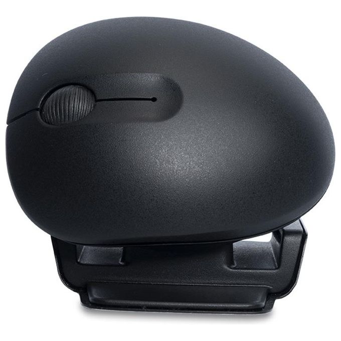 R-Go Tools RGOTWBMWLBL Mouse ergonomico R-Go Twister Ambidestro Pieghevole Bluetooth e USB 2400 DPI con Software di Pausa colore Nero