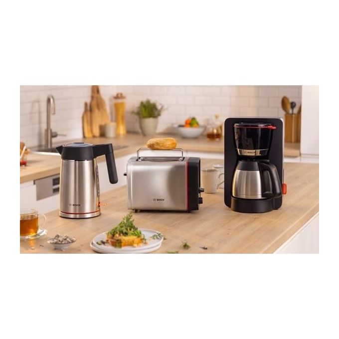 Bosch TAT6M420 MyMoment Tostapane 2 Fette 970 W Acciaio Inox colore Acciaio inox