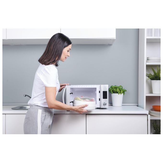 Candy CMXG22DS COOKinAPP Forno a microonde con grill 22 L 800 W 40 programmi colore Acciaio inox