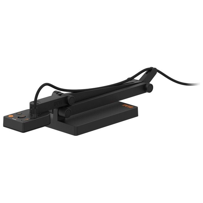 IPEVO 5-924-2-08-00 V4K PRO 120 Fotocamera per Documento 8 MP Risoluzione 4K Zoom Digitale 12x Microfono Integrato Illuminazione LED USB 2.0 colore Grigio ardesia