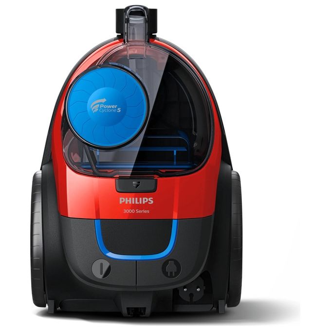 Philips FC9330-09 PowerPro Compact Aspirapolvere senza sacco PowerCyclone 5 1,5 L 650W 79 dB colore Rosso