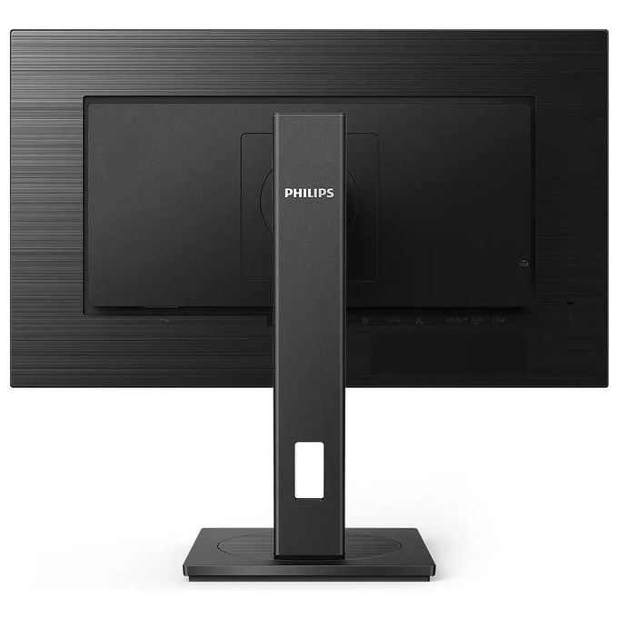 Philips 243S1-00 Monitor PC 23.8'' LED IPS Full HD 1920x1080 75 Hz USB-C Hub Integrato Altoparlanti Pivot Regolazione Altezza colore Nero