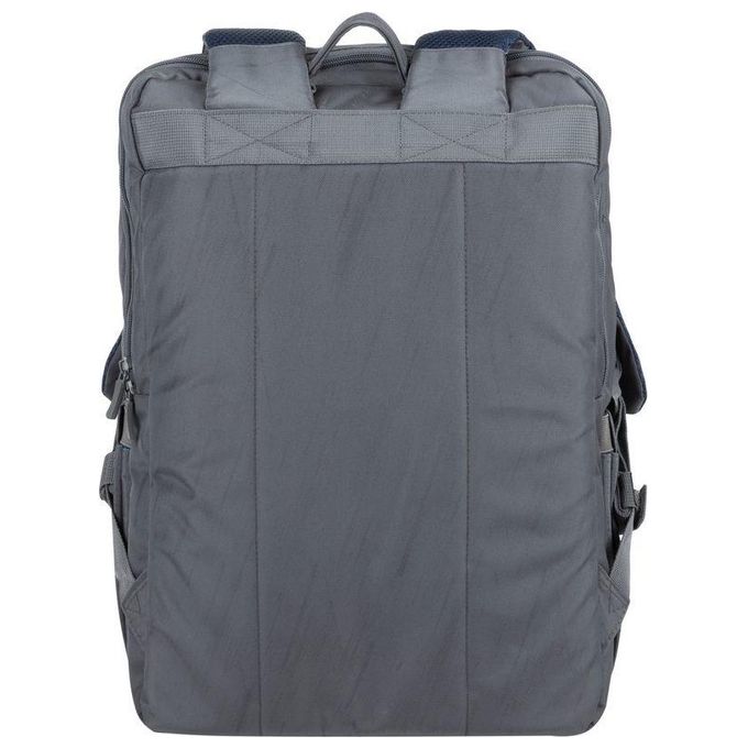 RivaCase 7569 Alpendorf Eco Zaino per Notebook fino a 17.3'' realizzato in Poliestere Riciclato (RPET) resistente all'acqua con scomparto imbottito per laptop e tablet colore Grigio