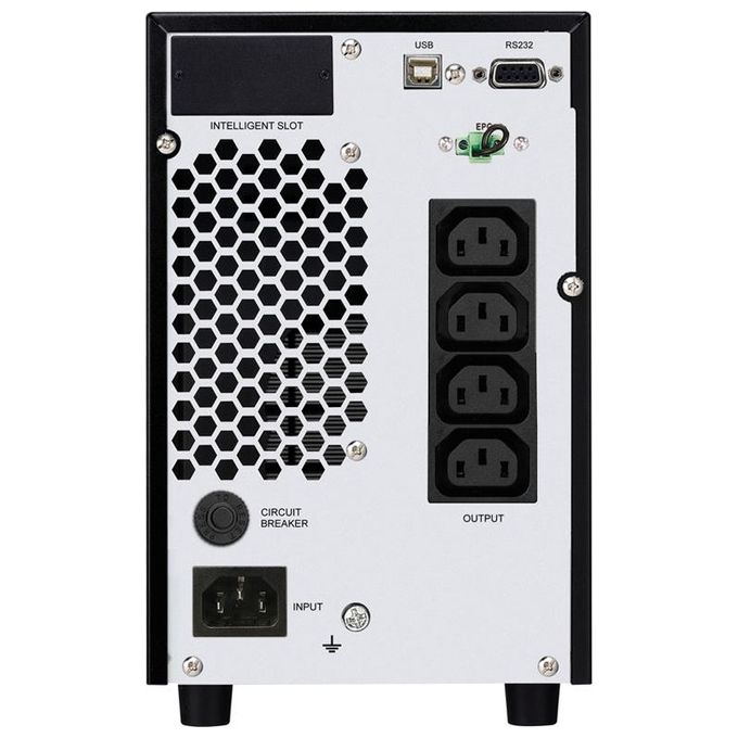 Tecnoware Power Systems 2.3 EVO DSP Plus 2.400 UPS Online a Doppia Conversione VFI-SS-111 USB RS232 Slot SNMP MODBUS Dry Contact Bypass Automatico Microprocessore Ricarica Batteria colore Nero