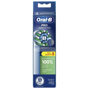Oral-B EB50 Cross Action Testine di Ricambio per Spazzolino Elettrico 5 pezzi colore Bianco