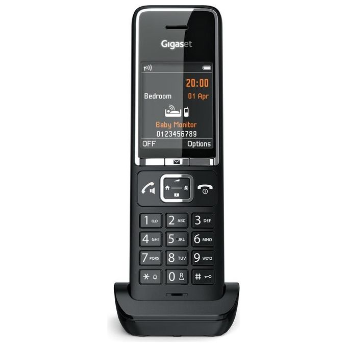 Gigaset 550 HX Comfort Telefono Cordless DECT Vivavoce HD Display 2.2'' Rubrica 200 voci colore Nero