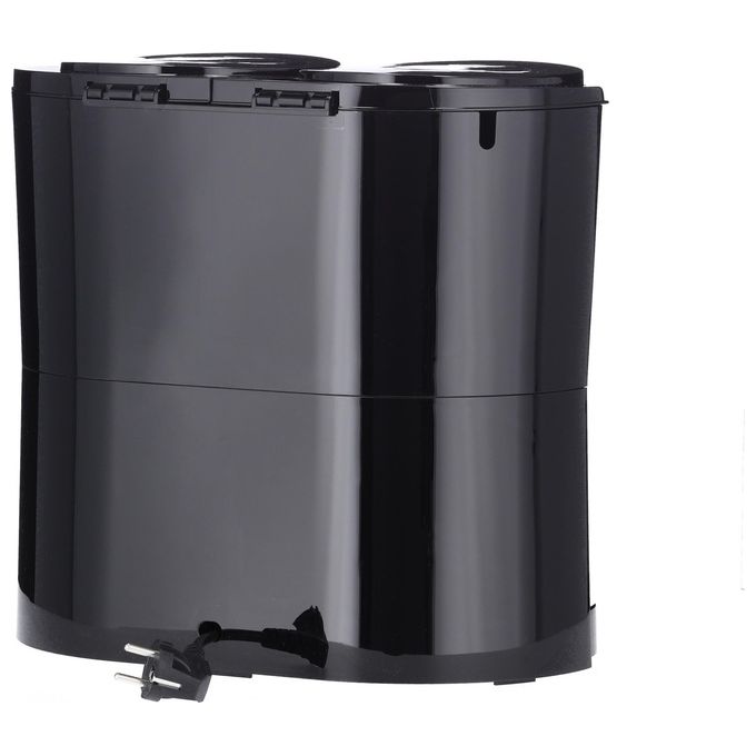 Severin 9315 Macchina da caffe' a doppio filtro con 2 taniche termiche 1 6 L 800 W indicatore livello acqua integrato colore Nero