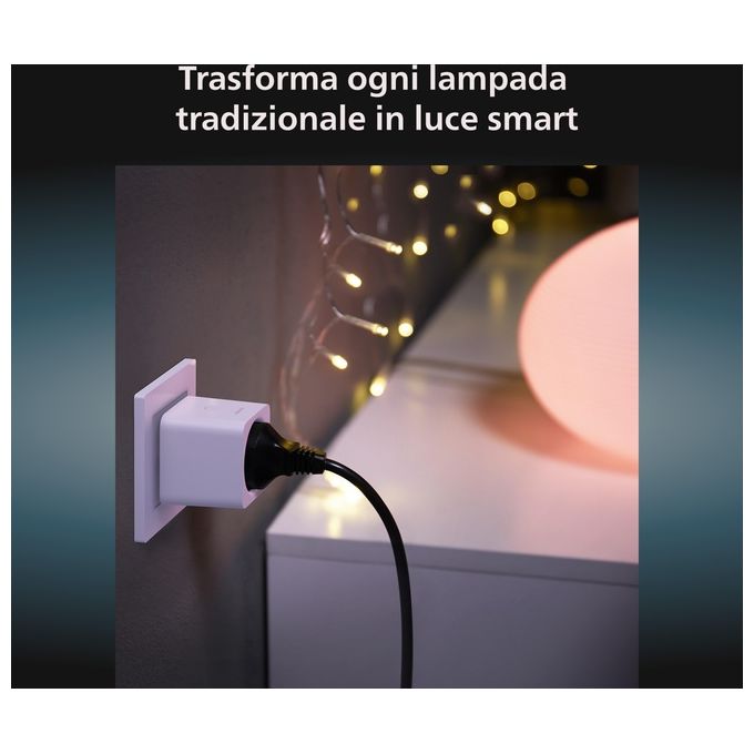 Philips Presa Intelligente Hue Smart Plug Automazione e Controllo Domestico Semplici e Avanzati