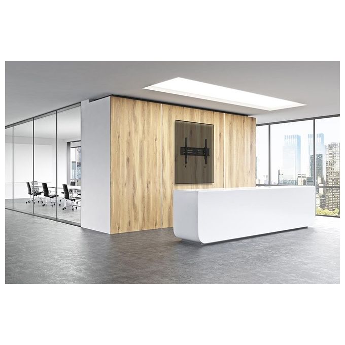 Neomounts WL30S-950BL19 Supporto a Parete Fisso per TV 55-115 Pollici fino a 160 Kg VESA 100x100-1500x900 Sistema Magnetico Pull and Release colore Nero