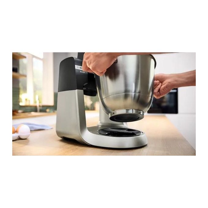 Bosch MUZS6ER Ciotola in Acciaio Inox per Robot da Cucina Serie 6 Capacita' 5,5 L colore Acciaio inox