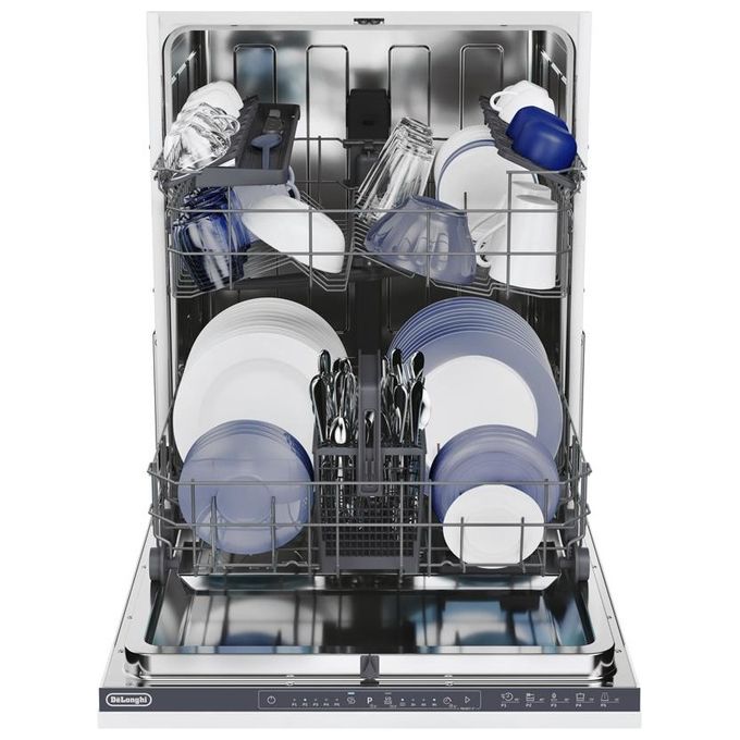 De'Longhi L6NP52E Lavastoviglie da Incasso 13 coperti Classe E 47 dB Motore Inverter Touch Control (60x55 cm) colore Bianco