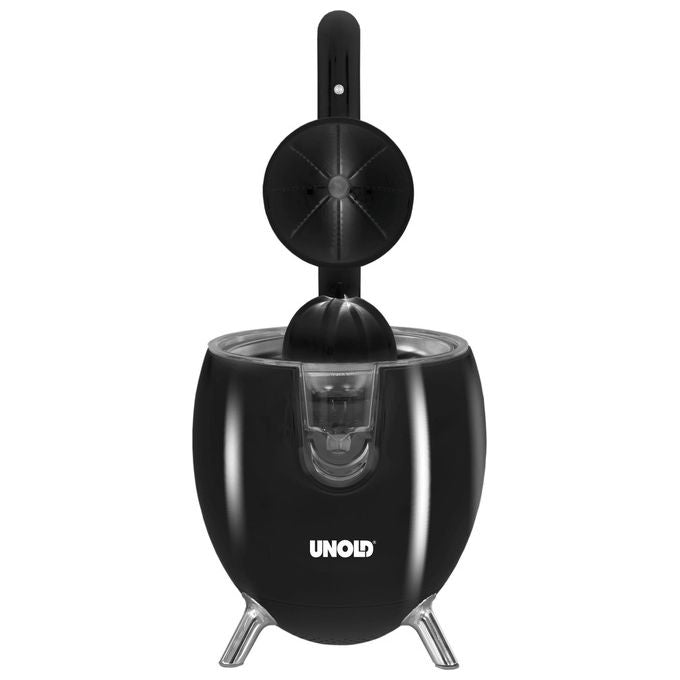 Unold 78135 Spremiagrumi Elettrico Potenza 300 W con Due Coni per Agrumi e Filtro in Acciaio Inox colore Nero