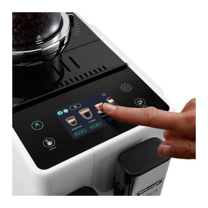 De'Longhi EXAM440.35.W Rivelia Macchina da caffe' Automatica 1,4 L 19 bar 1450 W Bean Switch System colore Bianco