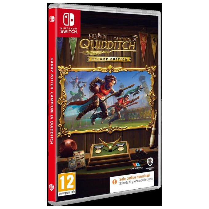 Warner Bros Videogioco Harry Potter Campioni Di Quidditch (Code in a Box) per Nintendo Switch