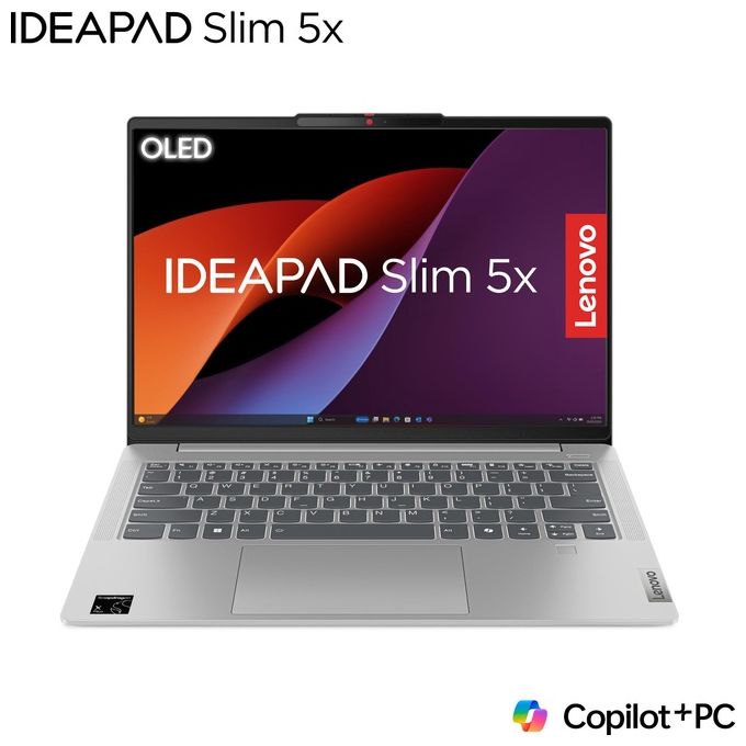 Lenovo 83HL001GIX IdeaPad Slim 5 Notebook 14 OLED WUXGA Snapdragon X Plus 16GB 512GB Grigio