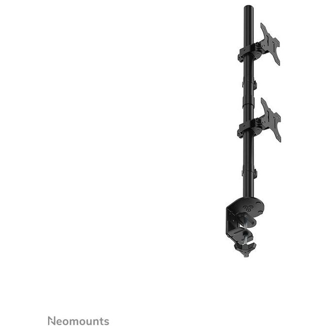 NewStar Montaggio a Scrivania per 2 Display Lcd Tilt and Swivel Nero Dimensione Schermo 10''-32