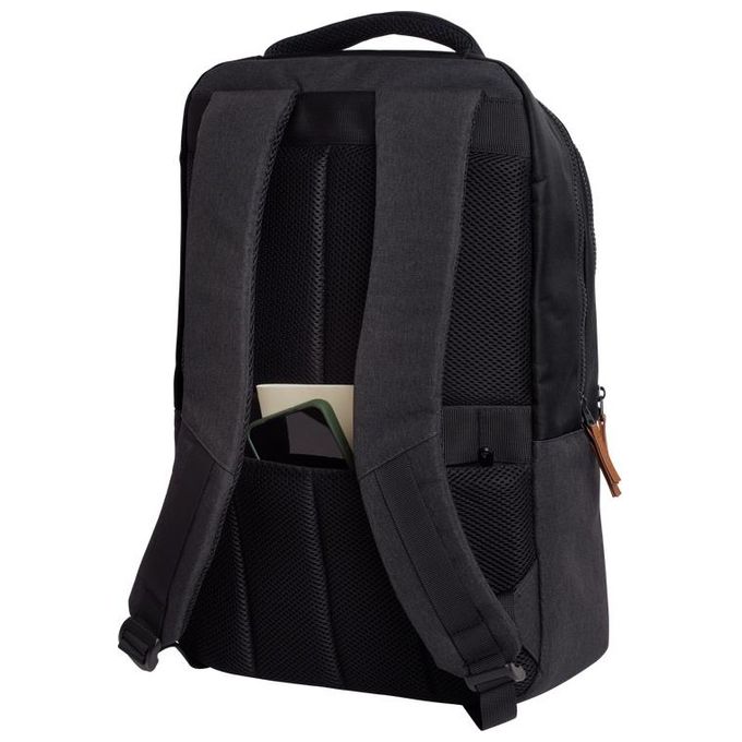 Trust 25244 Lisboa Zaino per Notebook 16'' 3 Scomparti 23 L Materiale Riciclato RPET colore Nero