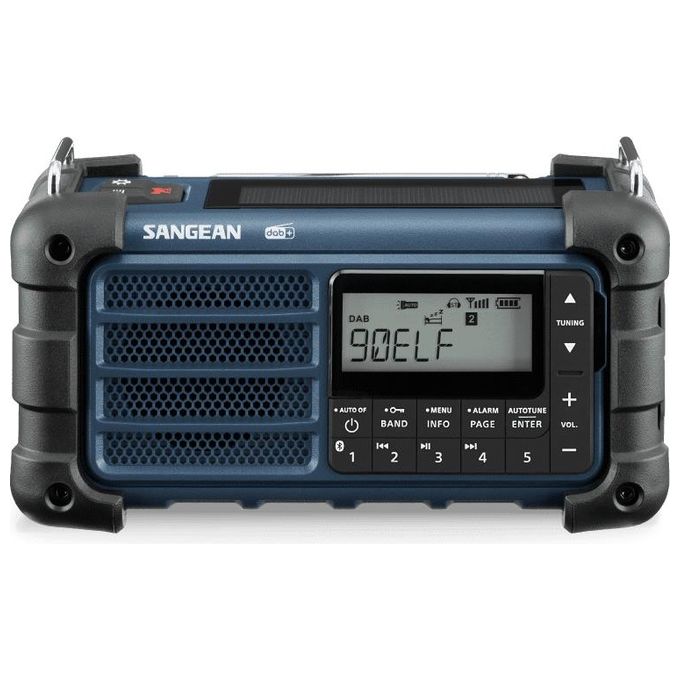 Sangean MMR-99DAB+ MMR-99 DAB Radio Portatile Digitale con DAB+ FM Bluetooth 5.0 IP55 colore Ocean Blue