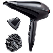 Remington AC5912 Air Compact Asciugacapelli 2200 W Ionico Motore AC 3 temperature 2 velocita' Concentratore Diffusore colore Nero