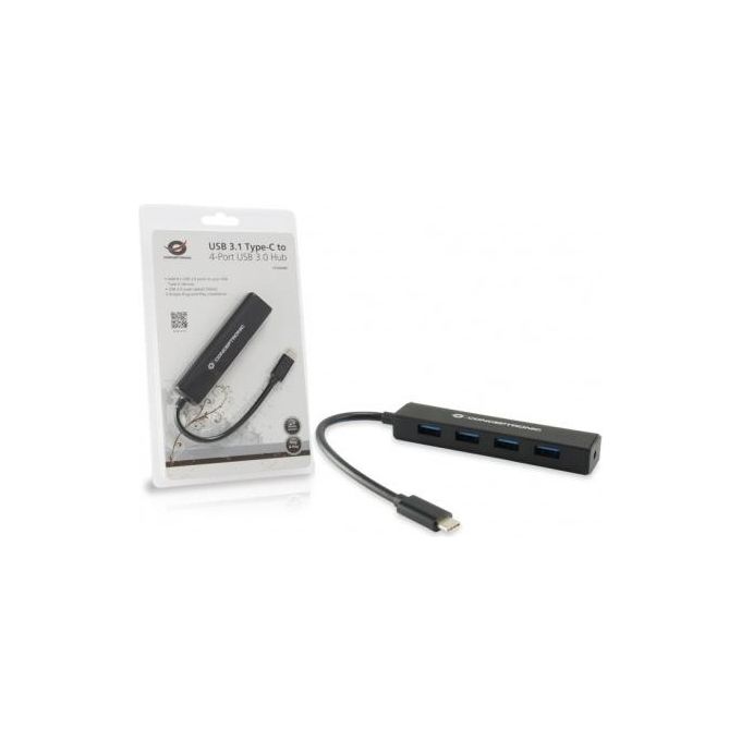 Conceptronic CTC4USB3 Hub Usb 3.1 Type C 4 Usb 3.0