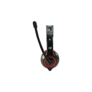 Conceptronic Cuffia con Microfono on Cavo Usb 2mt Rosso