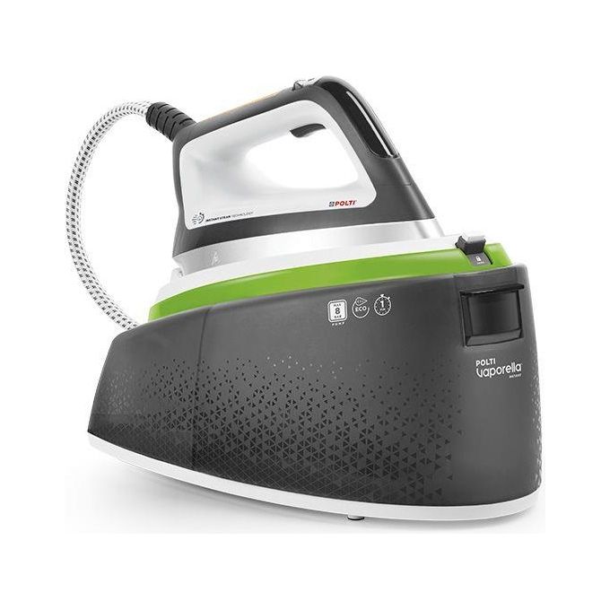 Polti S7182230 Vaporella Instant VI50.20 Ferro da stiro con caldaia 2400 W 8 bar 2 L 4 programmi ECO anticalcare piastra alluminio colore Bianco Verde