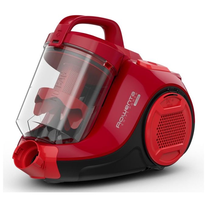 Rowenta RO2913EA Swift Power Cyclonic Aspirapolvere a Traino Senza Sacco Ciclonico 1,2 L 900 W 77 dB colore Rosso
