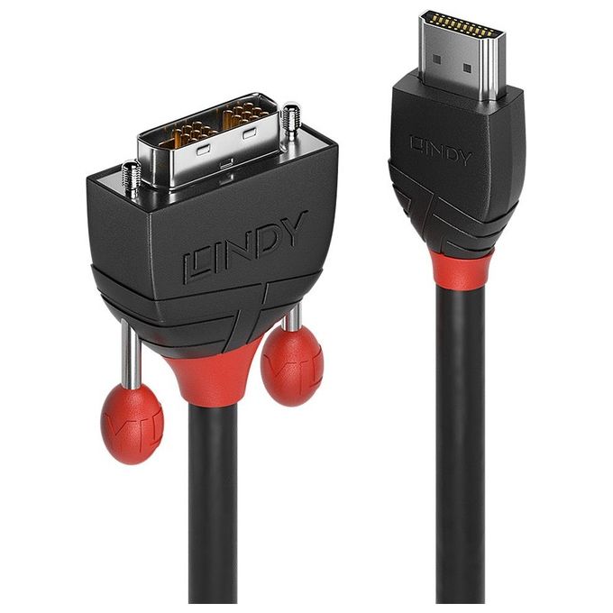 Lindy Cavo Hdmi a Dvd-D Black Line 2mt