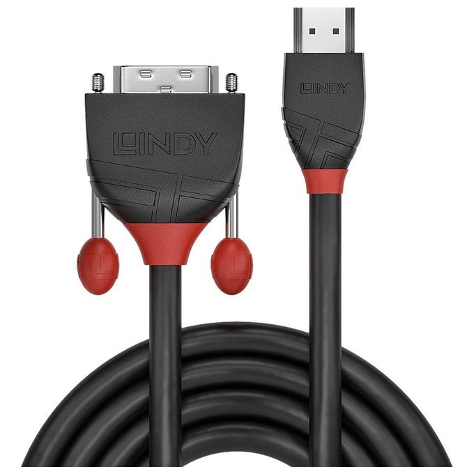 Lindy Cavo Hdmi a Dvd-D Black Line 2mt
