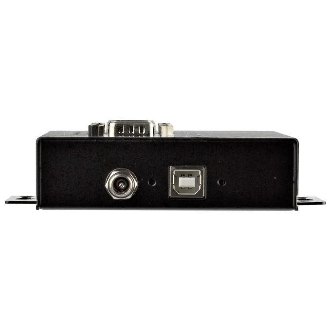 StarTech ICUSB234854I Adattatore Seriale Industriale 4 Porte USB RS232 RS422 RS485 Protezione ESD 15 kV Montaggio a Parete e su Guida DIN colore Nero