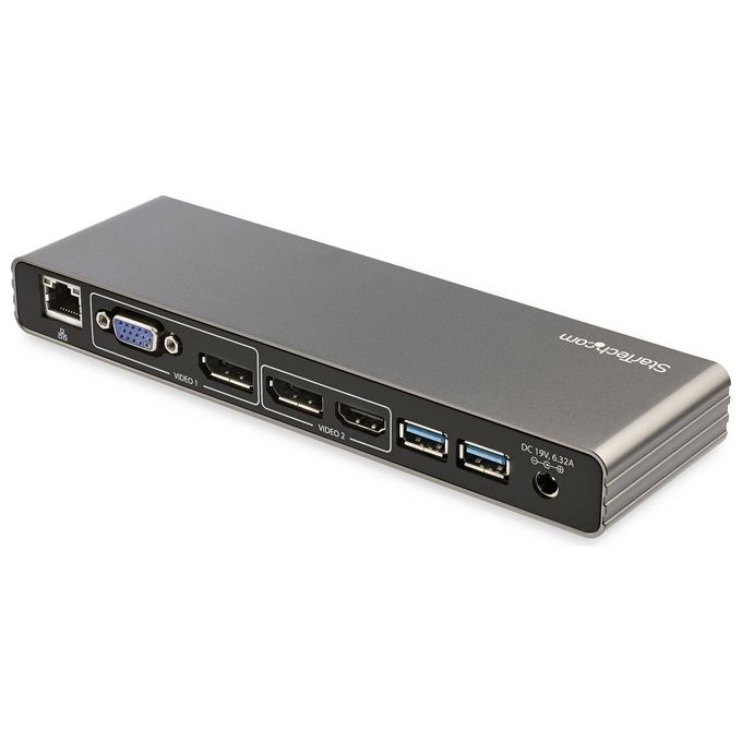 Startech Dock Tb3 per Mac e Windows Dual 4K 60hz Power Delivery 85W