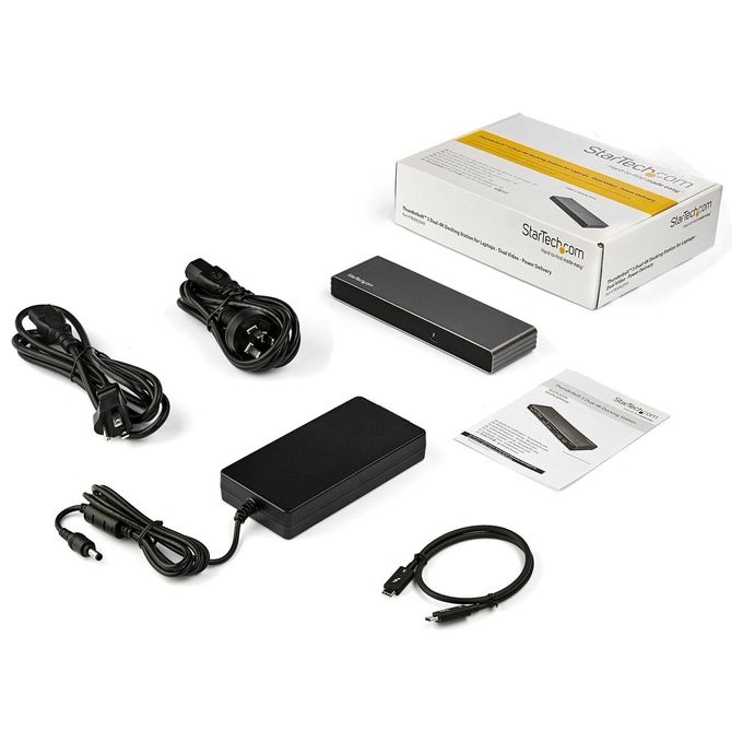 Startech Dock Tb3 per Mac e Windows Dual 4K 60hz Power Delivery 85W