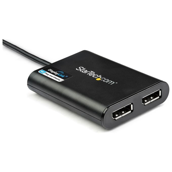 Startech USB32DP24K60 Adattatore Usb a Due Displayport 4k 60Hz Usb 3.0 5Gbps