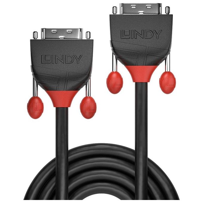 Lindy Cavo Dvi-D Dual Link Black Line 2mt