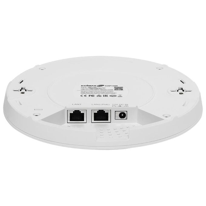 Edimax CAP1300 Networking 2 x 2 Ac1300 Wave 2 Dual-Band Ceiling-Mount Poe Access Point