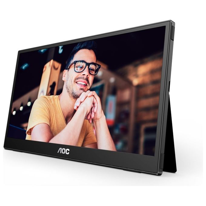AOC 16T3EA Monitor portatile 15.6'' Full HD IPS USB-C Autopivot flicker-free colore Nero