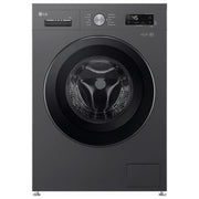 LG F4NX1009NMB Serie X1 - Lavatrice a carica frontale 9 kg, 1400 rpm, Classe A, 6 Motion Direct Drive, Allergy Care, Wi-Fi, (85x60x55 cm), Nero