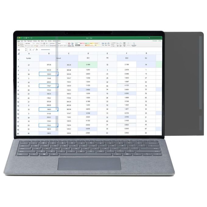 StarTech.com 135S-PRIVACY-SCREEN Filtro Privacy per Laptop Antiriflesso Riduzione Luce Blu 51% Finitura Opaca Angolo di Visione ±30° colore Nero
