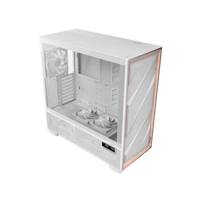 Antec FLUX PRO W Geh Antec FLUX PRO White Midi Tower con Design Flusso d'Aria Multidirezionale e Supporto GPU Verticale colore Bianco