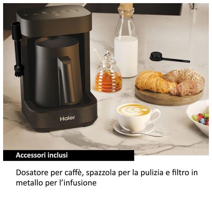 Haier Multi Beverage I-Master Serie 5 Nero Salvaspazio 3 in 1 6 Programmi Automatici