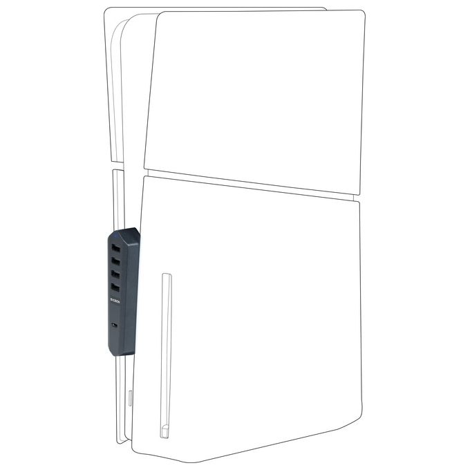 Big Ben Hub per PlayStation 5 Slim Nero