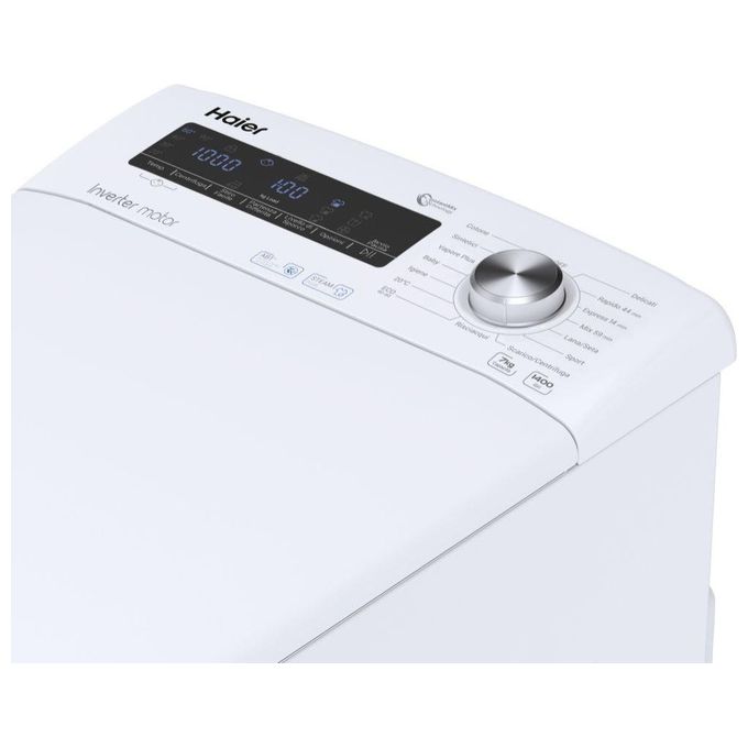 Haier RTXSG47TMC5-11 Lavatrice Carica dall'Alto 7 Kg Classe A Centrifuga 1400 giri Profondita' 60 cm Inverter Funzione Vapore