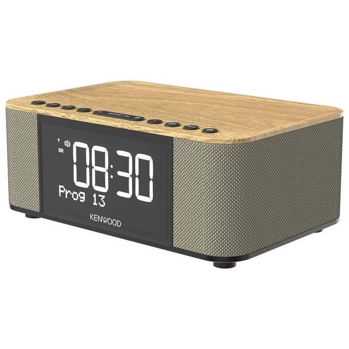 Kenwood CR-ST40DAB-M Radiosveglia Stereo DAB+ FM Bluetooth 5.3 3 Sveglie 6W USB colore Legno