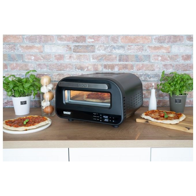 Unold 68815 Don Luigi Macchina e Forno per Pizza 1700 W 80 - 450 °C (43.1x46.9x28 cm) colore Nero