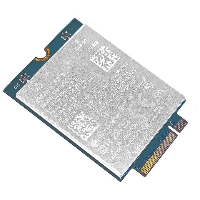Lenovo 4XC1Q24438 Quectel EM061K-GL Modem Wireless 4G LTE Advanced CAT6 M.2 Card Interno per ThinkPad