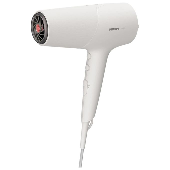 Philips BHD501-20 5000 Series Asciugacapelli 2100W Motore DC ThermoProtect 4x Ionic Care 6 Impostazioni Concentratore Diffusore colore Bianco